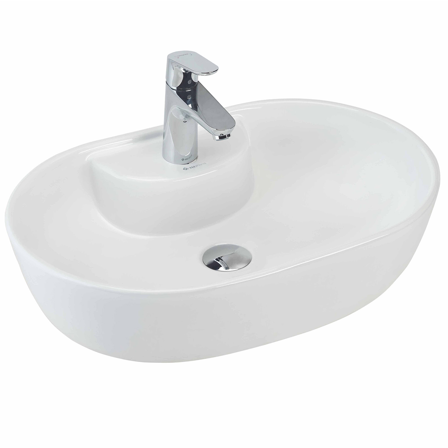 60 cm Batarya Delikli Tezgah Üstü Lavabo
