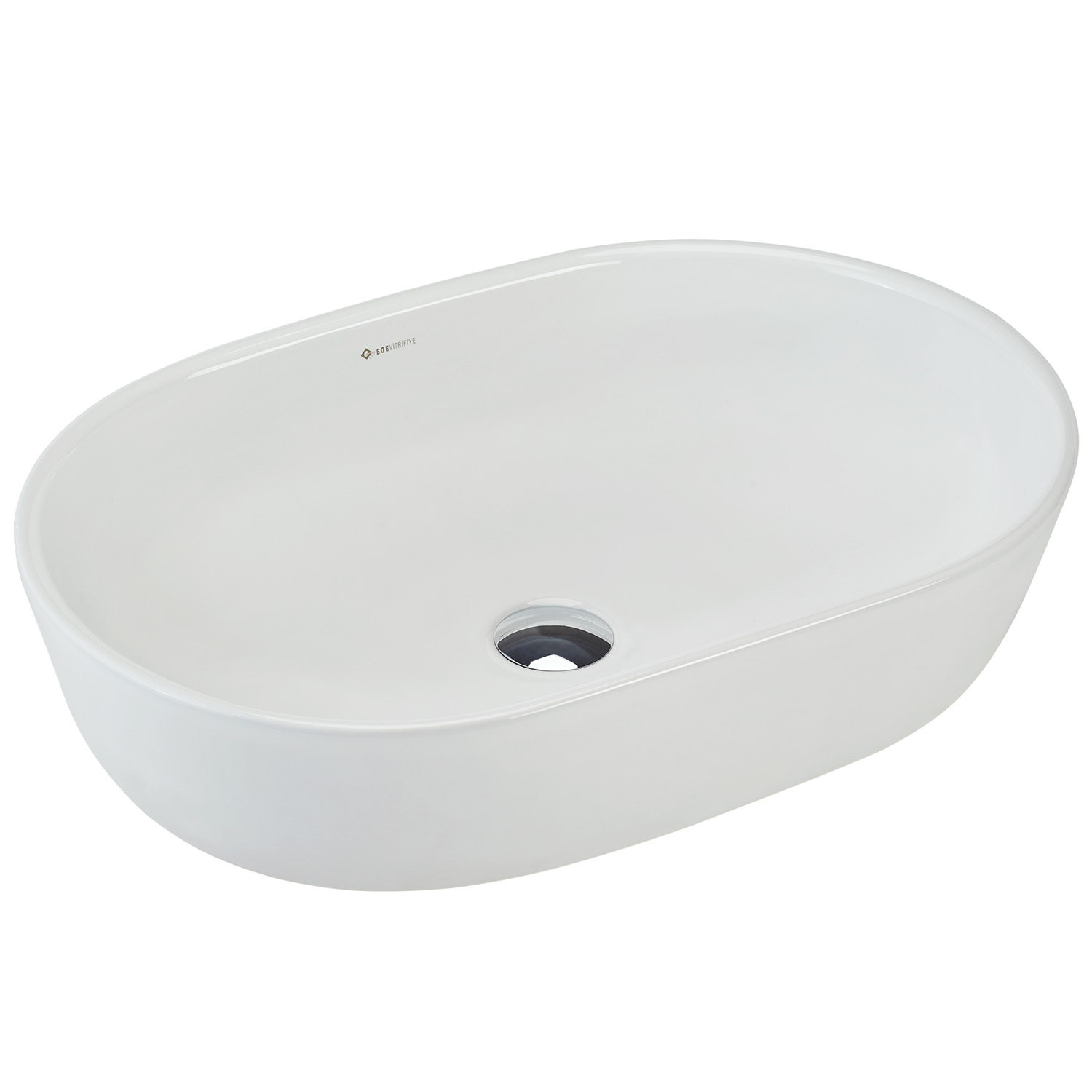 60 cm Batarya Deliksiz Tezgah Üstü Lavabo