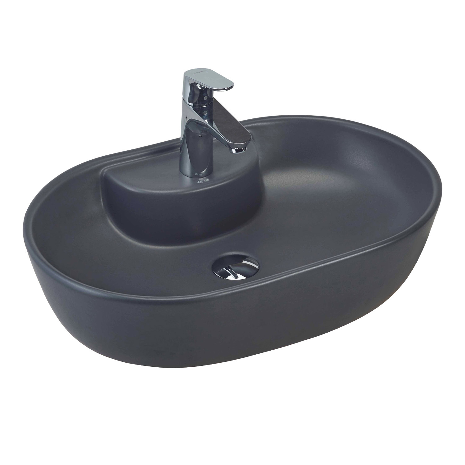 Batarya Deliksiz Tezgah Üstü Lavabo