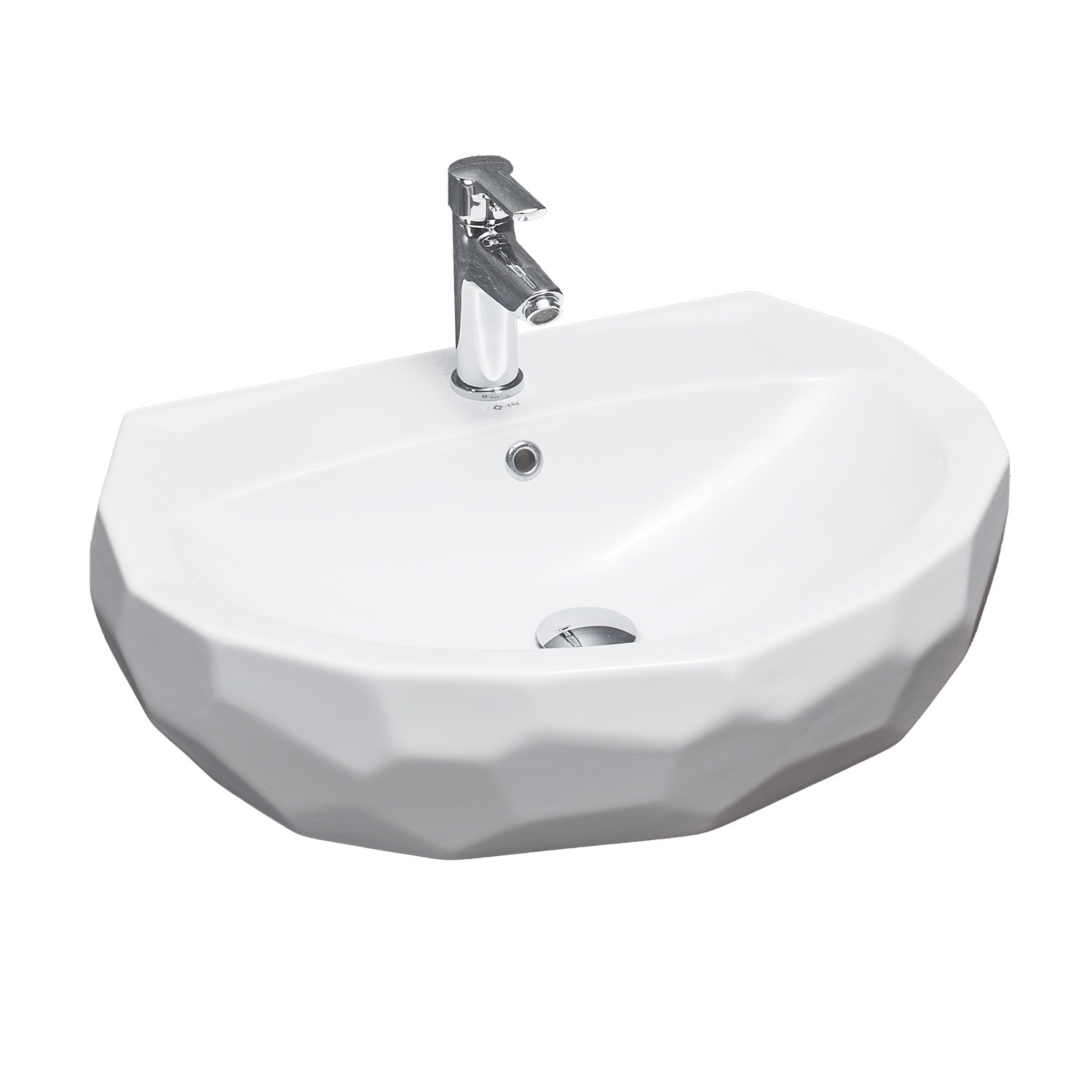 Batarya Delikli Tezgah Üstü Lavabo